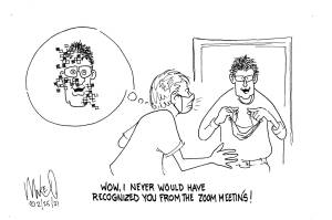 Michael O'Meara's cartoon for Feb. 25, 2021.