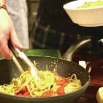 A typical pesto pasta night at our house, Dec. 26, 2020, in Anchorage, Alaska. (Photo by Victoria Petersen/Peninsula Clarion)