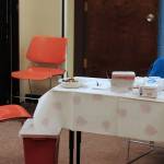 A COVID-19 vaccination station is seen on Friday, Feb. 26, 2021 in Soldotna, Alaska. (Photo by Ashlyn OHara/Peninsula Clarion)