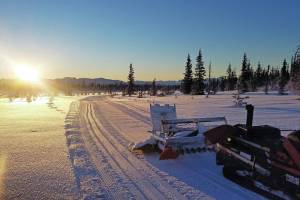 A section of Nordic ski trail is groomed in this undated photo in the Homer, Alaska area. (Photo by Kenny Daher)