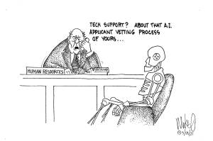 Michael O'Meara's cartoon for March 18, 2021.