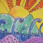 Elora Thonings art in the Jubilee Youth Art Show at the Homer Counicl on the Arts. (Photo courtesy Homer Council on the Arts)