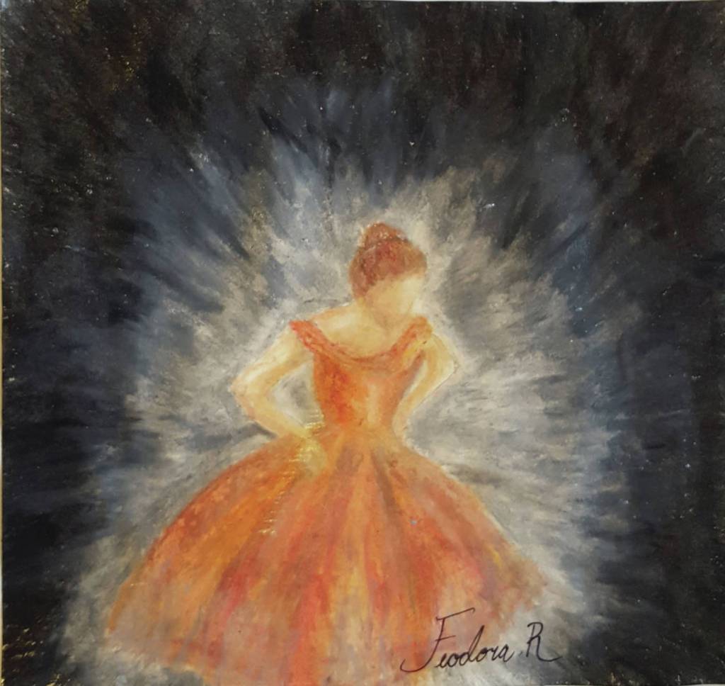 Feodora Reutovs art in the Jubilee Youth Art Show at the Homer Counicl on the Arts. (Photo courtesy Homer Council on the Arts)