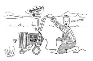 Michael O'Meara's cartoon for April 8, 2021.