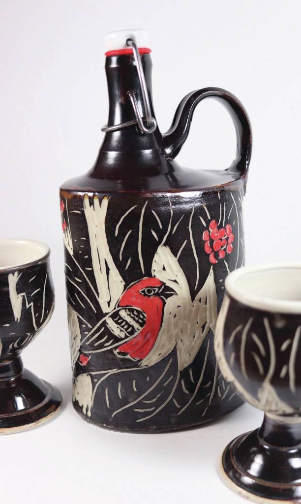 jeff Szarzis pottery is on view starting Friday, May 7, 2021, at Bunnell Street Arts Center in Homer, Alaska. (Photo courtesy of Bunnell Street Arts Center)