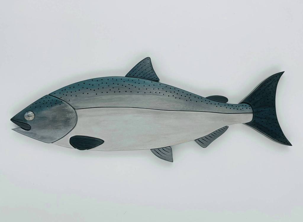 Kim Schusters art goes on display starting Friday, May 7, 2021, at Ptarmigan Arts in Homer, Alaska. (Photo courtesy of Ptarmigan Arts)