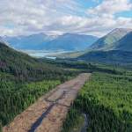 Photo courtesy Sean Holland
The site of the Sterling Highway MP 45-60 Project is seen near Cooper Landing.