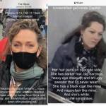 A screenshot from Paul Huepers original Facebook post about the FBI search at their residence on April 28, 2021, of Marilyn and the woman in photograph #225a-b on the FBIs Most Wanted for Capitol Violence list.