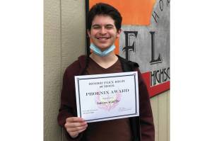 Dalton Kieffer, a Homer Flex High School junior, has been named the March recipient of the Flex Phoenix Award. Photo provided by Homer Flex High School.