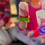 Kids enjoy homemade popsicles on May 16, 2021. (Photo courtesy Tressa Dale)