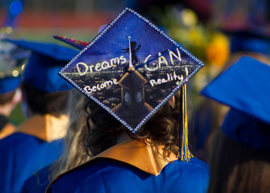 Dreams can become reality Homer High School senior graduates on May 18. (Photo by Sarah Knapp/Homer News)