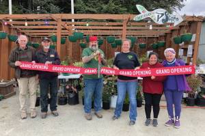 The Homer Chamber of Commerce and Visitor Center hosted a grand opening ribbon-cutting ceremony on May 21 for the Plantman store located on Pioneer Avenue. The Plant Man and owner, Darren Williams, said he is thankful for the opportunity to expand his store and for the support shown by the Homer community. I just want to thank Homer and the Wildberry products for hosting us here, Williams said. Its been a great experience doing business in Homer. I just really appreciate the community of Homer. Plantman now has an outdoor and indoor space for customers to purchase and learn how to care for plants. For more information, visit plantmanak.com. Pictured left to right: Brad Anderson, Homer Chamber of Commerce executive director; Tom Soderholm, Homer Chamber of Commerce president; Williams; Christina Cooper, Plantman manager; Andrea Vargas; and Jan Knutson, Homer Visitor Center director. (Photo by Sarah Knapp/Homer News)
