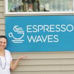 Ana Rosa Polit opened Espresso Waves, a coffee drive-through, on May 1. (Photo by Sarah Knapp/Homer News)