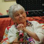 The late Mary Epperson listens to accolades during Mary Epperson Day on June 6, 2014, in Homer, Alaska. (Photo by Michael Armstrong/Homer News file photo)