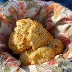 Cheddar biscuits go hand in hand with summer seafood catch. Photographed on Saturday, June 12, 2021, in Nikiski, Alaska. (Photo by Tressa Dale)