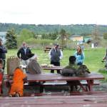 Community members participated in Corvus Designs Discovery Days on June 9 to discuss ideas for the new wayfinding and streetscape project in Homer. (Photo provided by Corvus Design)