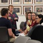 Kenai Peninsula Borough IT Director Ben Hanson speaks with attendees at a meeting of the Kenai Peninsula Borough Assembly on Tuesday, June 15, 2021, at the Betty J. Glick Assembly Chambers in Soldotna, Alaska. The attendees were concerned about voting measures approved by the assembly aimed at improving borough election security. (Ashlyn OHara/Peninsula Borough)
