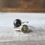 Jessie Snyders rings are part of her jewelry exhibit opening Friday, July 2, 2021, at the Art Shop Gallery in Homer, Alaska. (Photo provided)