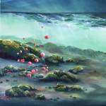 Jen DePesas painting is part of an exhibit opening Friday, July 2, 2021, at Grace Ridge Brewing in Homer, Alaska. (Photo provided)