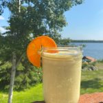 This orange Julius swaps out the traditional egg whites with sweetened condensed milk, for a tangy and safe summer treat. Photographed July 4, 2021, in Nikiski, Alaska. (Photo by Tressa Dale/Peninsula Clarion)