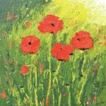 This painting by Tracy Hansen is part of her show opening Friday, Aug. 6, 2021, at Grace Ridge Brewing in Homer, Alaska. (Photo provided)