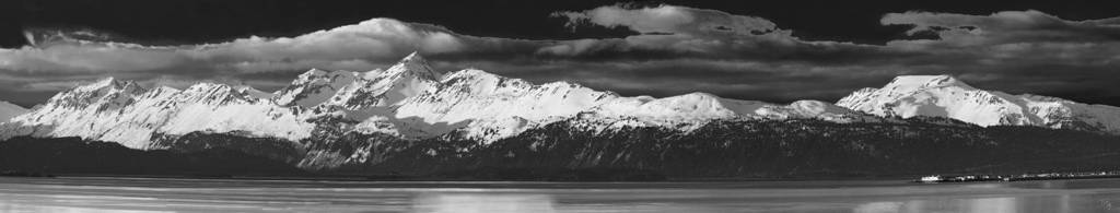 Taz Tally's panorama is part of his show opening Friday, Aug. 6, 2021, at the Art Shop Gallery in Homer, Alaska. (Photo provided)