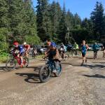 Sixteen people participated in the 2021 Jakolof Bay 10 Miler race Saturday, July 31. (Photo provided by Tania Spurkland)