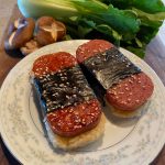 Spam, seaweed and sticky rice combine to make one of Hawaiis most iconic road snacks. (Photo by Tressa Dale/Peninsula Clarion)