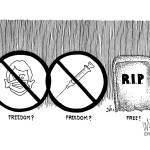 Michael OMearas cartoon for Aug. 19, 2021.