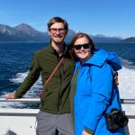 Sarah and Michael enjoy a wildlife cruise through Resurrection Bay on Aug. 21.