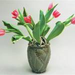 Kim Nielsens pottery goes on exhibit Friday, Sept. 3, 2021, at Ptarmigan Arts in Homer, Alaska. (Photo courtesy of Ptarmigan Arts)