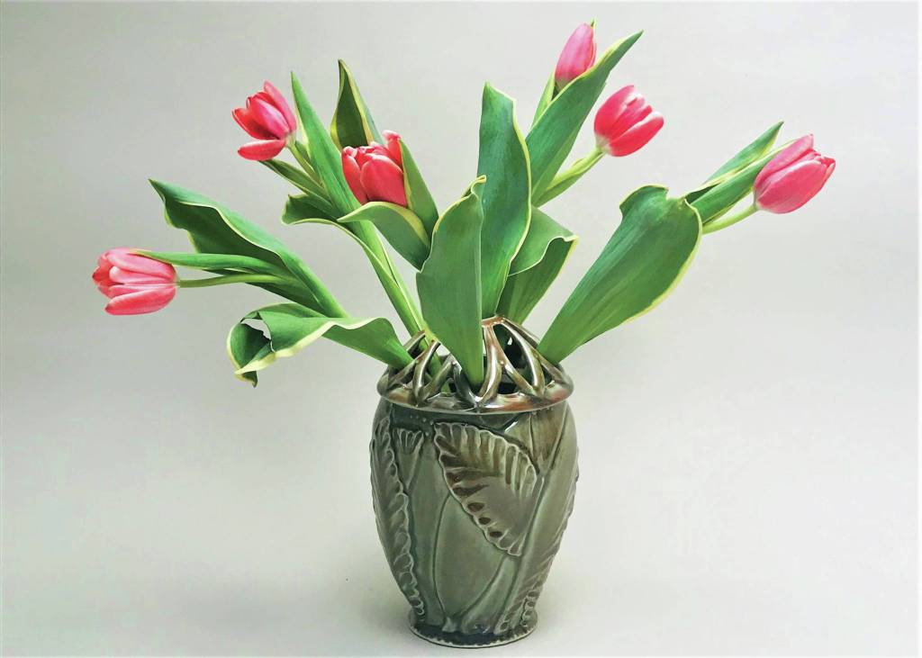 Kim Nielsens pottery goes on exhibit Friday, Sept. 3, 2021, at Ptarmigan Arts in Homer, Alaska. (Photo courtesy of Ptarmigan Arts)