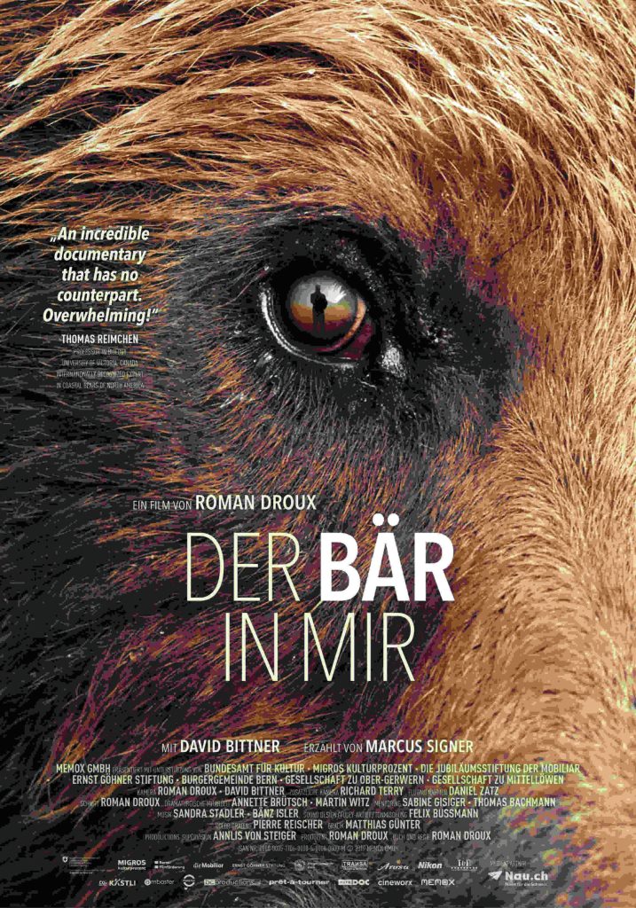 The poster for Der baer in mir (the Bear in Me) showing at the 17th annual Homer Documentary Film Festival. (Photo provided)