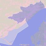 This screenshot shows the proposed House Districts for the southern Kenai Peninsula. The shaded pink area is District 5 and the shaded purple area is District 6. The Fritz Creek and Fox River areas currently in District 31 (the area now called District 5) would go into the Kodiak Island and Prince Willaim Sound District 6. The Fritz Creek and Fox River area starts at the Fritz Creek General Store near Mile 8 East End Road and includes the north side of East End Road. At East End Road and McNeil Canyon, all of East End Road to the end of the road is in the new district, including the villages of Razdolna, Voznesenka and Kachemak Selo. (Screen Capture/Alaska Redistricting Board/Google Maps)