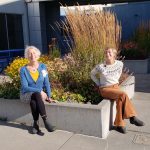 At left Bonita Banks, RN, Medication Assisted Treatment (MAT) nurse at Homer Medical Center, and at right, Annie Garay, RN, Community Health Educator, pose for a photo at South Peninsula Hospital on Sept. 27, 2021, at Homer, Alaska. (Photo by Derotha Ferraro/South Peninsula Hospital)