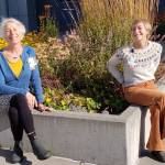 At left Bonita Banks, RN, Medication Assisted Treatment (MAT) nurse at Homer Medical Center, and at right, Annie Garay, RN, Community Health Educator, pose for a photo at South Peninsula Hospital on Sept. 27, 2021, at Homer, Alaska. (Photo by Derotha Ferraro/South Peninsula Hospital)