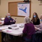 The Homer Election Cancass Board counted the final Homer City Council election ballots Friday, Oct. 8. (Photo by Sarah Knapp/Homer News)