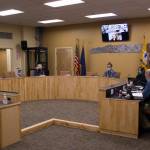 The Homer City Council met with new council members for the first time Oct. 11. The election results were certified during the meeting and council members Shelly Erickson, Donna Aderhold and Jason Davis were sworn in. (Photo by Sarah Knapp/Homer News)