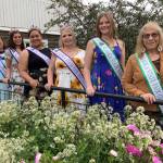 Countess Nona Safra, far right, poses with the other Alaska State Fair Royalty. (Photo provided)