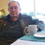 Clem Tillion of Halibut Cove poses for a photo on Jan. 9, 2020, in Homer, Alaska. The veteran Alaska legislator was passing through Homer while waiting to take the M/V Tustumena ferry to Kodiak. (Photo by Michael Armstrong/Homer News)