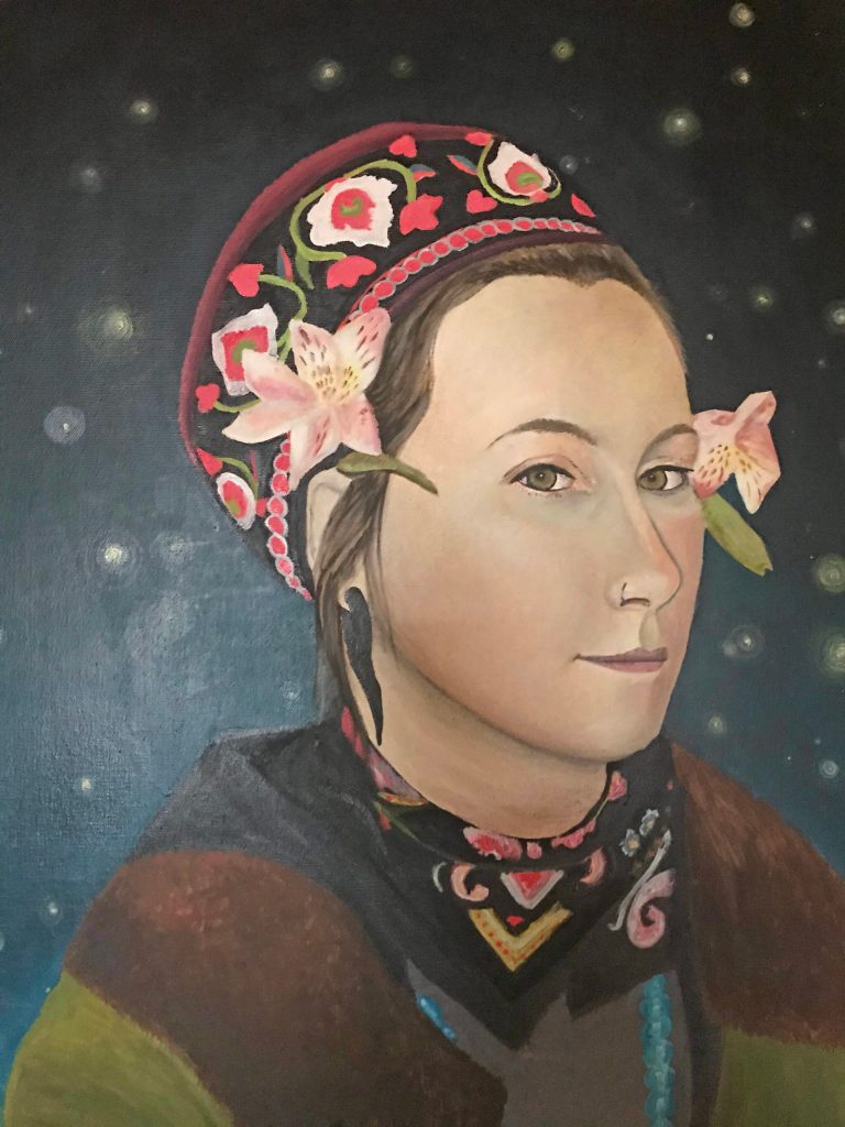 Photo courtesy of Carly Garay
A self portrait of Homer artist Carly Garay.