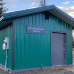 The new Western Emergency Services water fill station in Happy Valley will provide an additional 20,000 gallons of water for fire suppression. The station is located at Resch Avenue and Sterling Highway. (Photo from Western Emergency Services Facebook)
