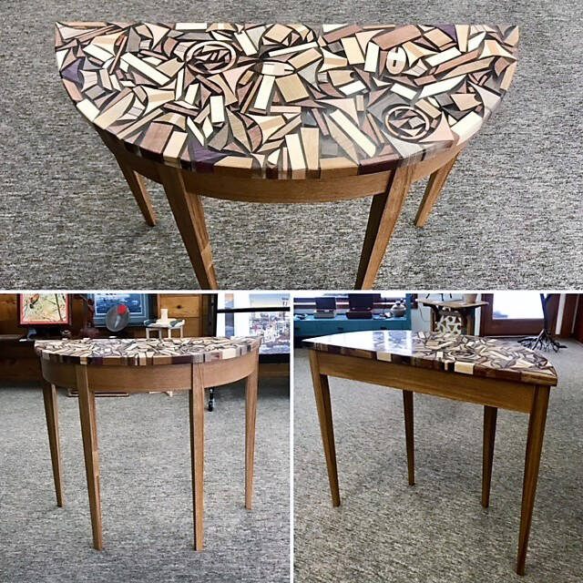 A table by Gerard Garland is part of his work featured at Art Shop Gallery. (Photo provided)