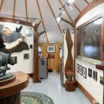 Art by Jeff, Ranja, and M’fanwy Dean is shown at the Dean Family Gallery. (Photo provided)