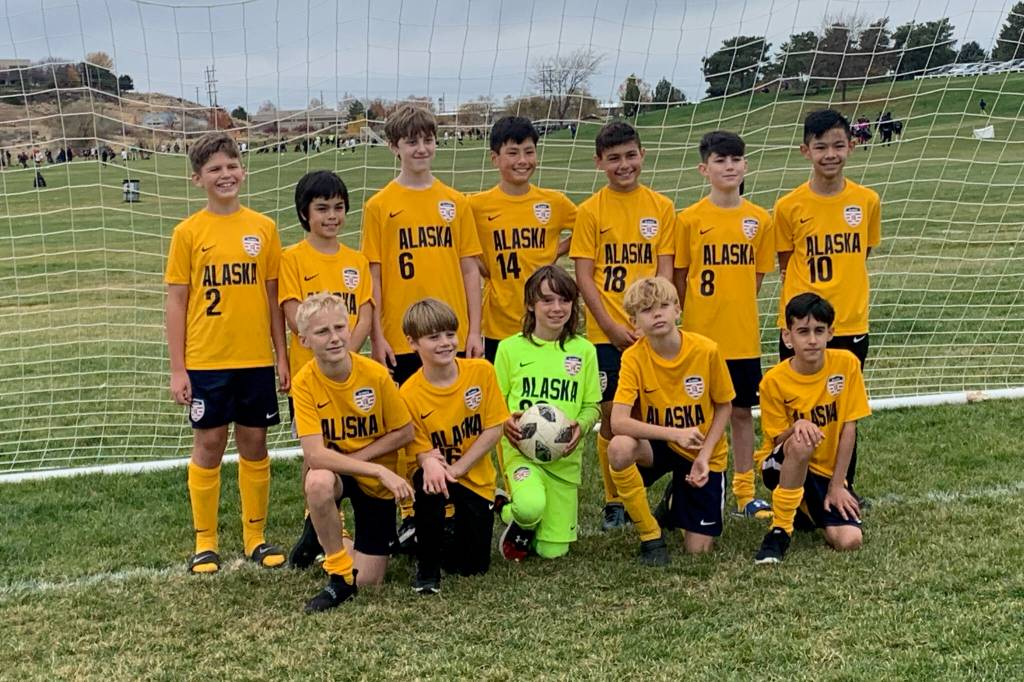 Alaska Olympic Development Program boys 2010 team featuring Rio Waltenbaugh (Photo provided by Breanna Hill)