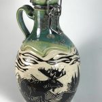 Ceramic art by Jeff Szarzi shows for December at Ptarmigan Arts in Homer, Alaska. (Photo courtesy of Ptarmigan Arts)