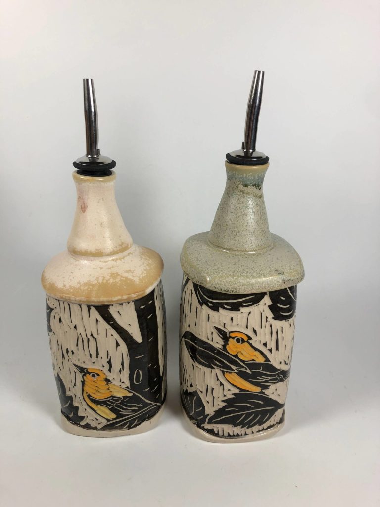 Ceramic art by Jeff Szarzi shows for December at Ptarmigan Arts in Homer, Alaska. (Photo courtesy of Ptarmigan Arts)