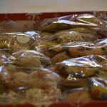 Cookies and fudge were individually wrapped this year at the annual Christmas event at the Alaska Governors Mansion on Tuesday, Dec. 7, 2021. (Peter Segall / Juneau Empire)