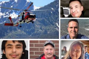 A number of people in Juneau have gone missing in 2021, including Clifford White, bottom left, who hasnt been located. (Composite photo / Juneau Empire)