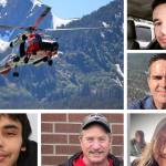 A number of people in Juneau have gone missing in 2021, including Clifford White, bottom left, who hasn't been located. (Composite photo / Juneau Empire)